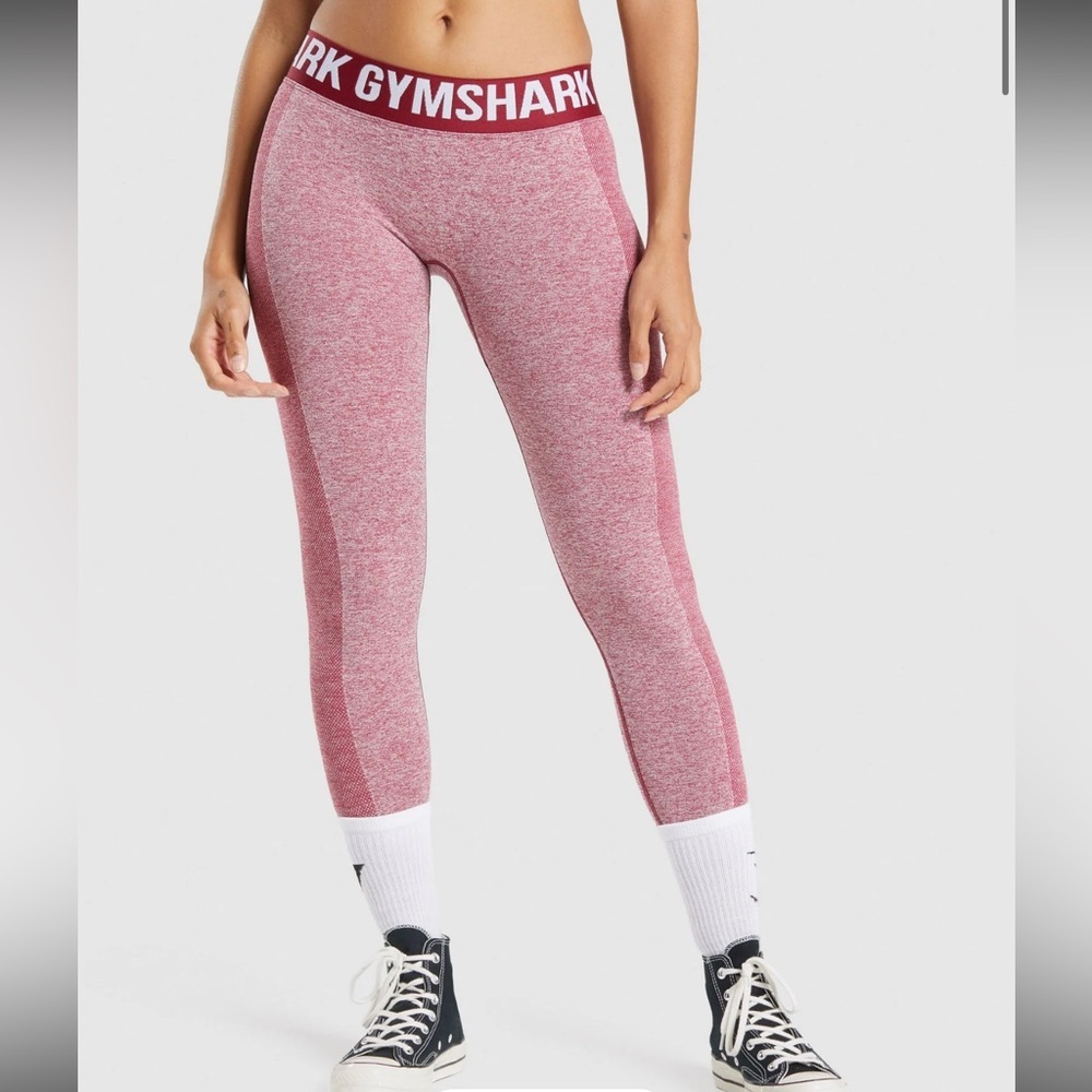 Gymshark Red Heathered Leggings